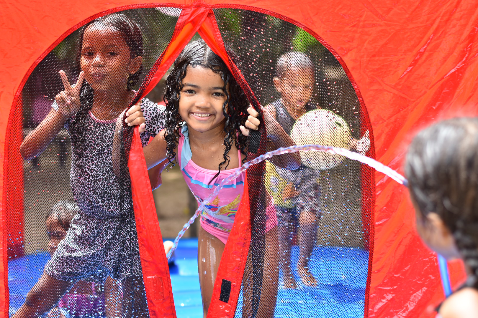Prefeitura realiza atividades para mais de 150 crianças no Parque Municipal de Maceió. Foto: Secom Maceió