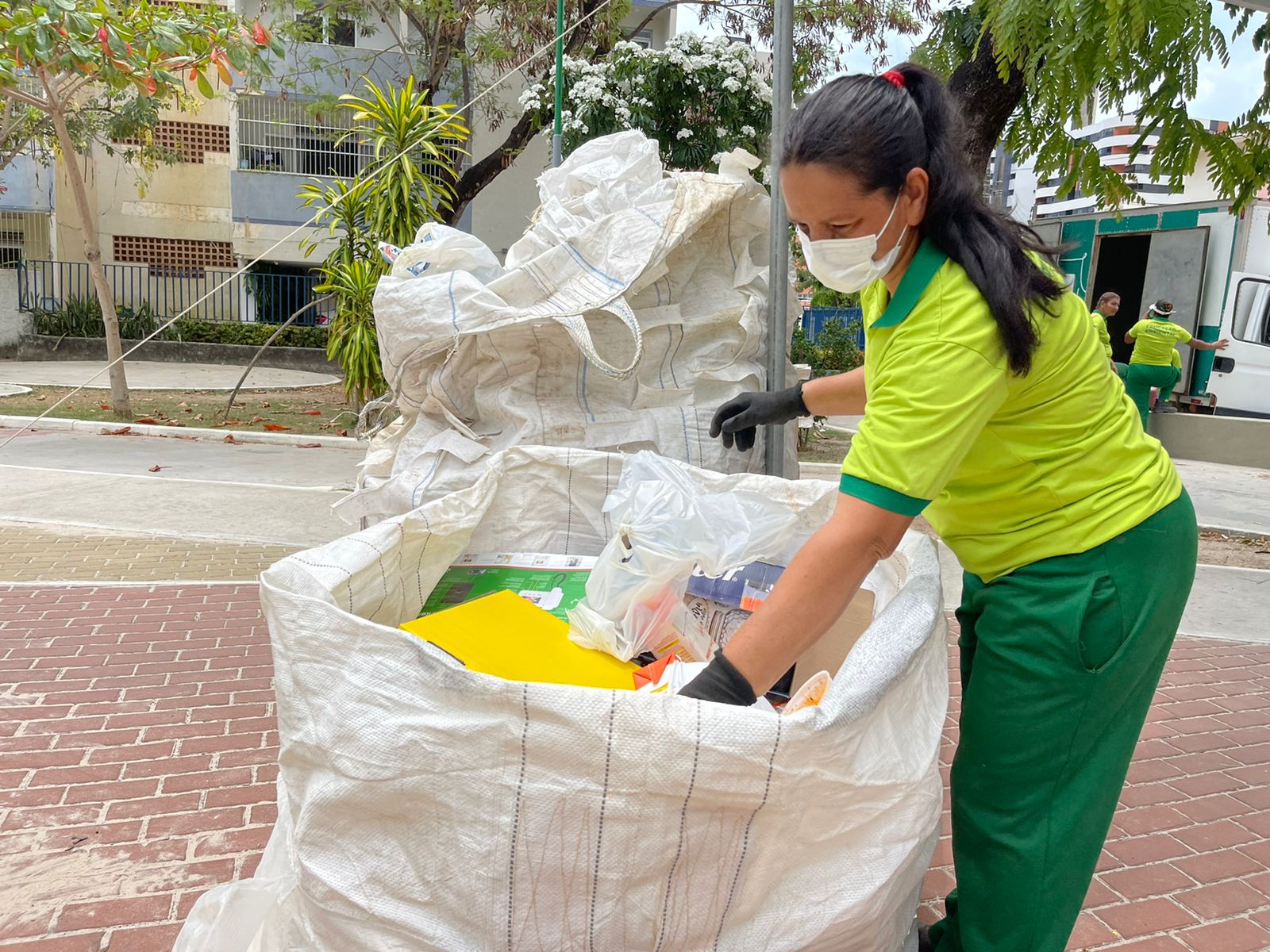 Cooperativas recolhem 110 toneladas de resíduos em novembro. Foto: Ascom Sudes