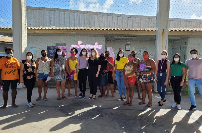 Unidade de Saúde Dr. Hélvio Auto promove ação de combate à violência contra a mulher